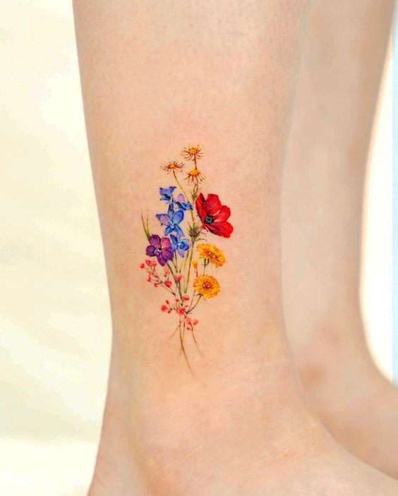 floral tattoo 4