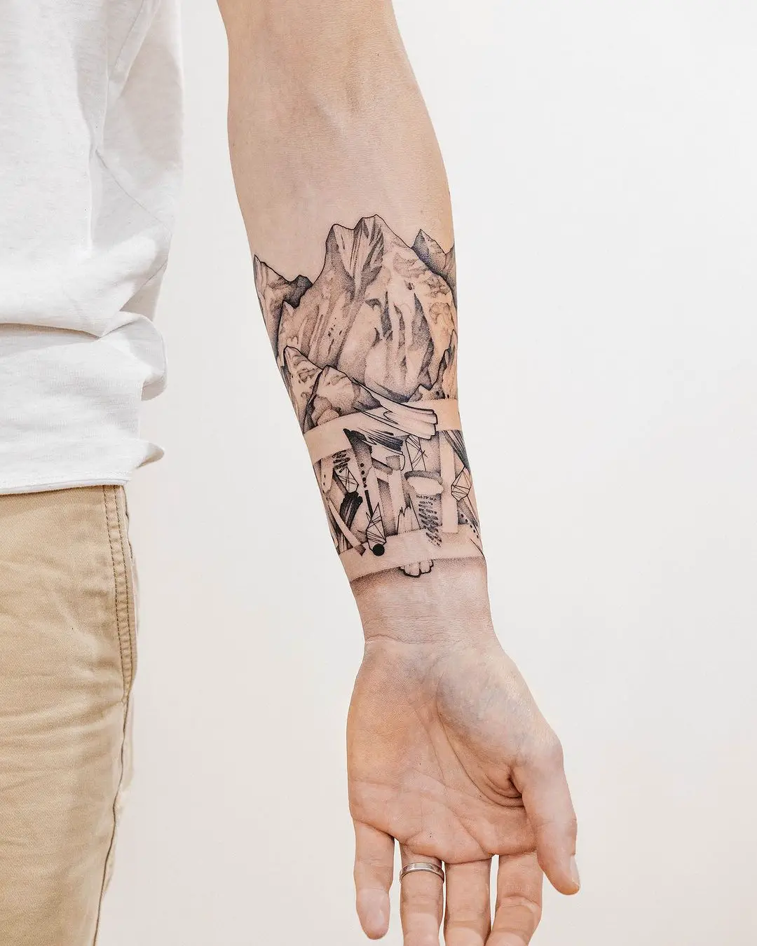 half sleeve tattoos for men by unpointsept