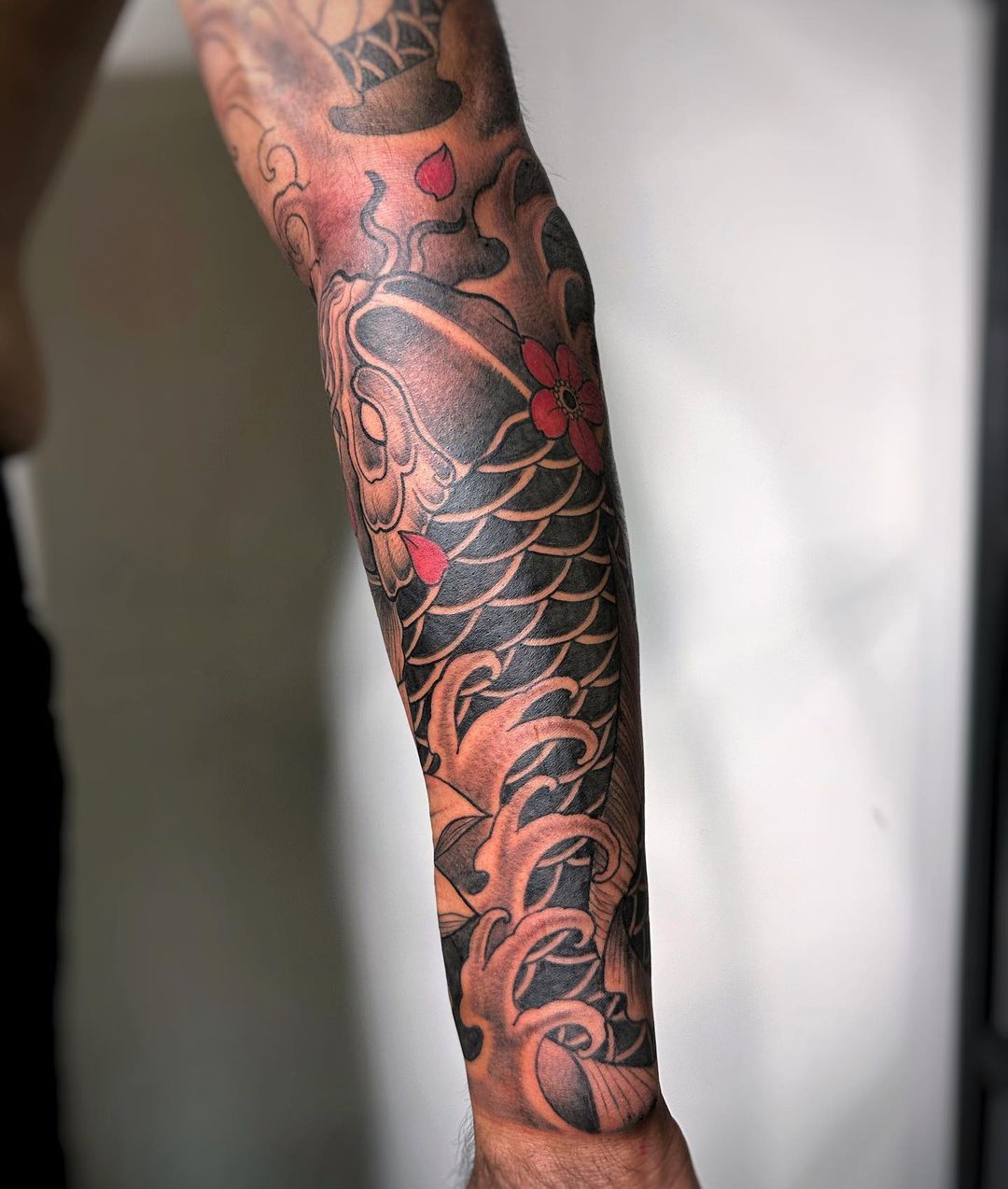 japanese sleeve tattoo by melissaa lotuss