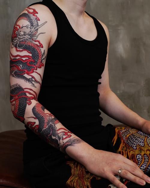japanese style dragon tattoo