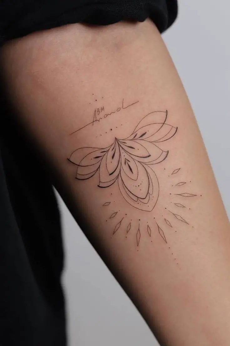 lotus mandala tattoo design b