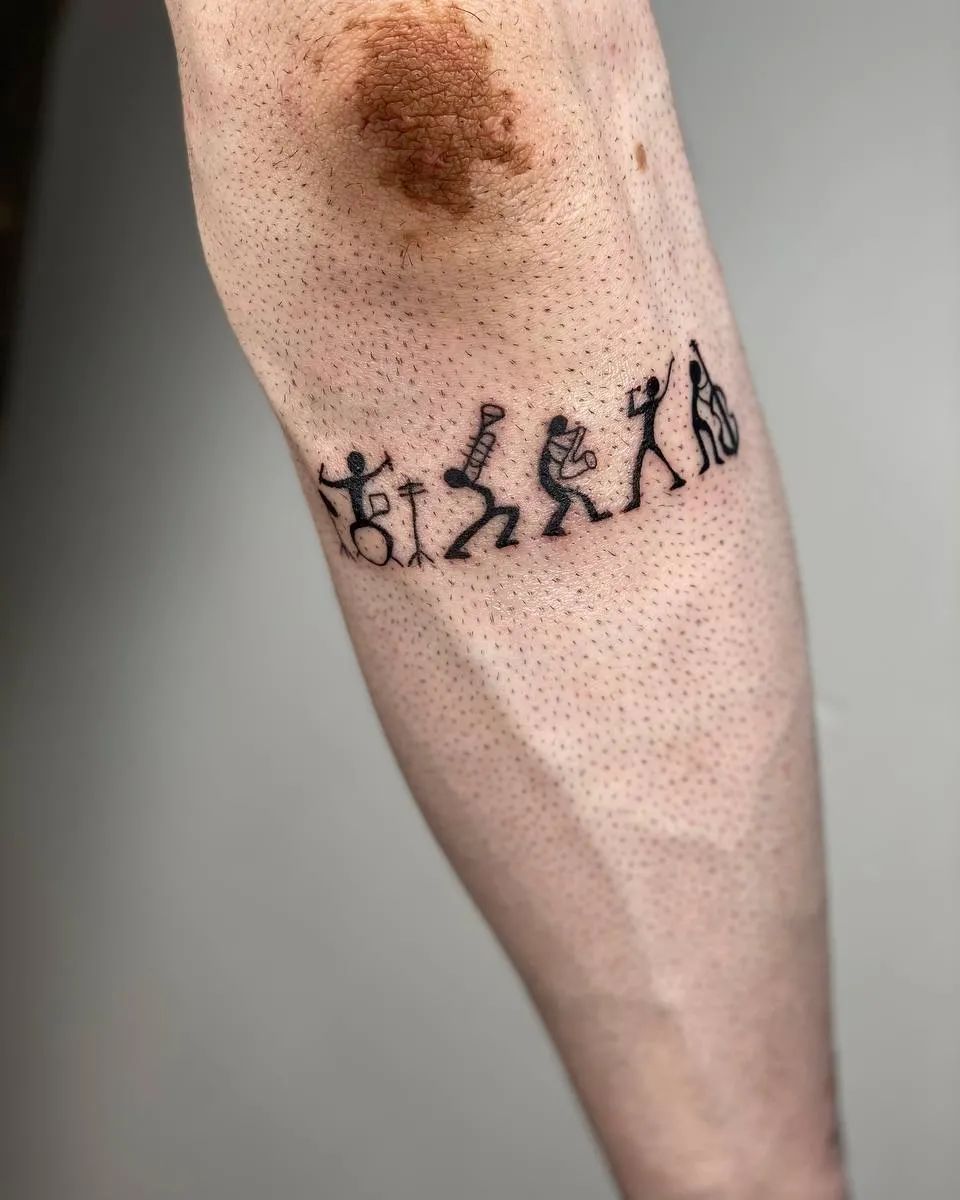 music sleeve tattoo for men by shabi tattoo