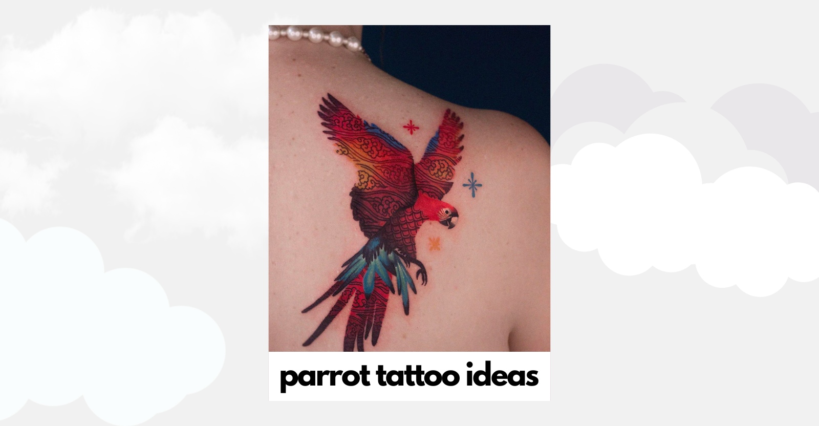 got a little parrot tattoo in reference to the gsta album cover :) :  r/sandyalexg