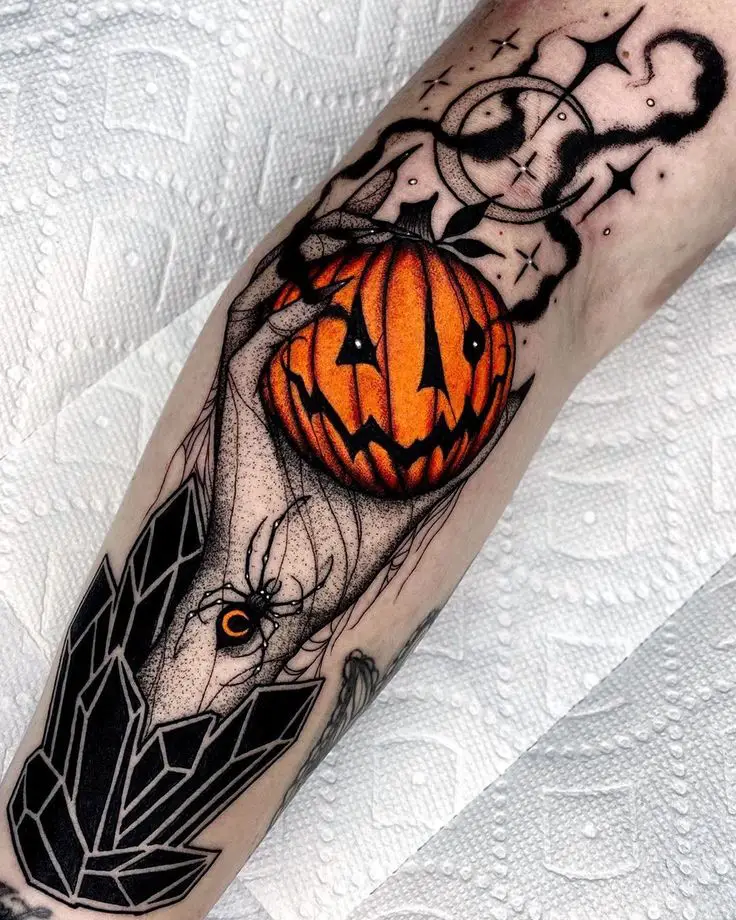 pumpkin tattoo design ideas