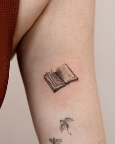 simple book tattoo 2