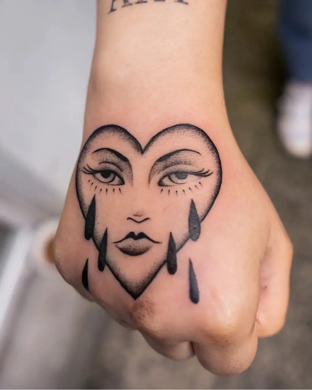 simple hand tattoo designs by louwest tt