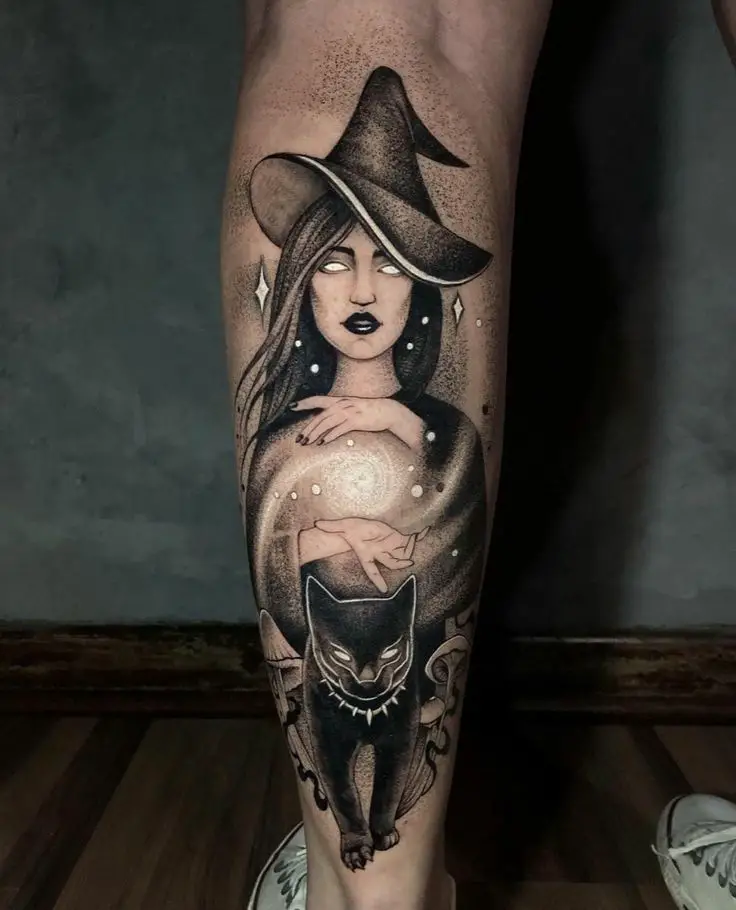 witch tattoo designs