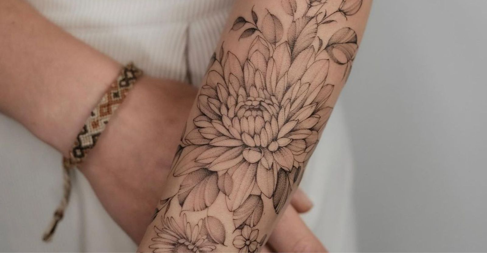 Chrysanthemum Tattoo Small designs, themes, templates and downloadable  graphic elements on Dribbble