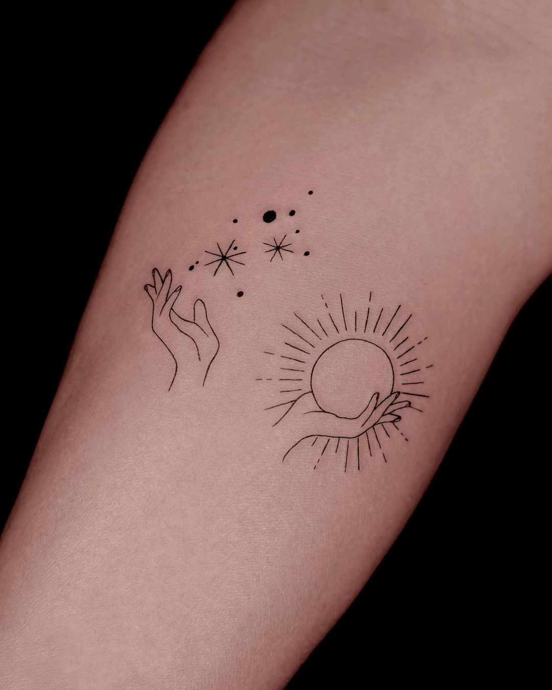 Sun tattoo design by isoltattoo