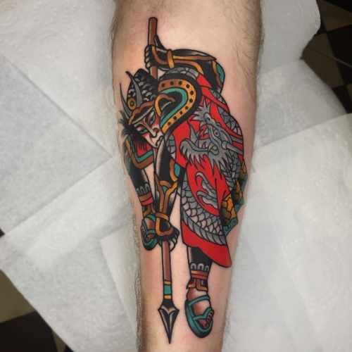 amazing samurai tattoo