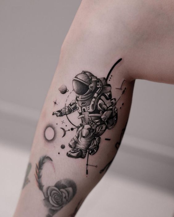 astranaut tattoo ideas