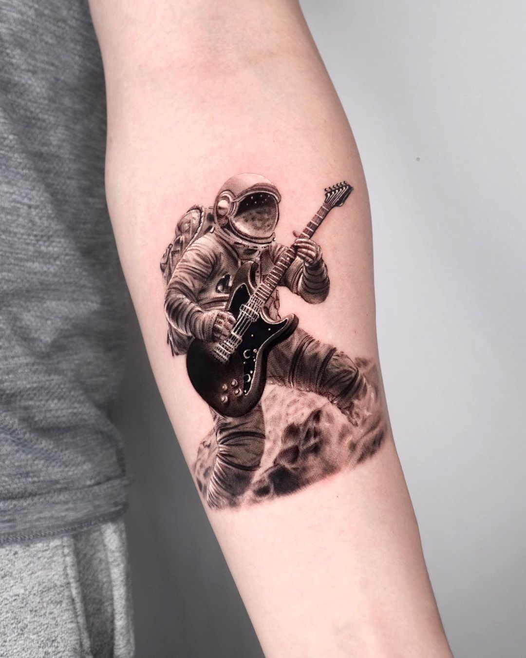 astranaut tattoos for men by chan hontattoo
