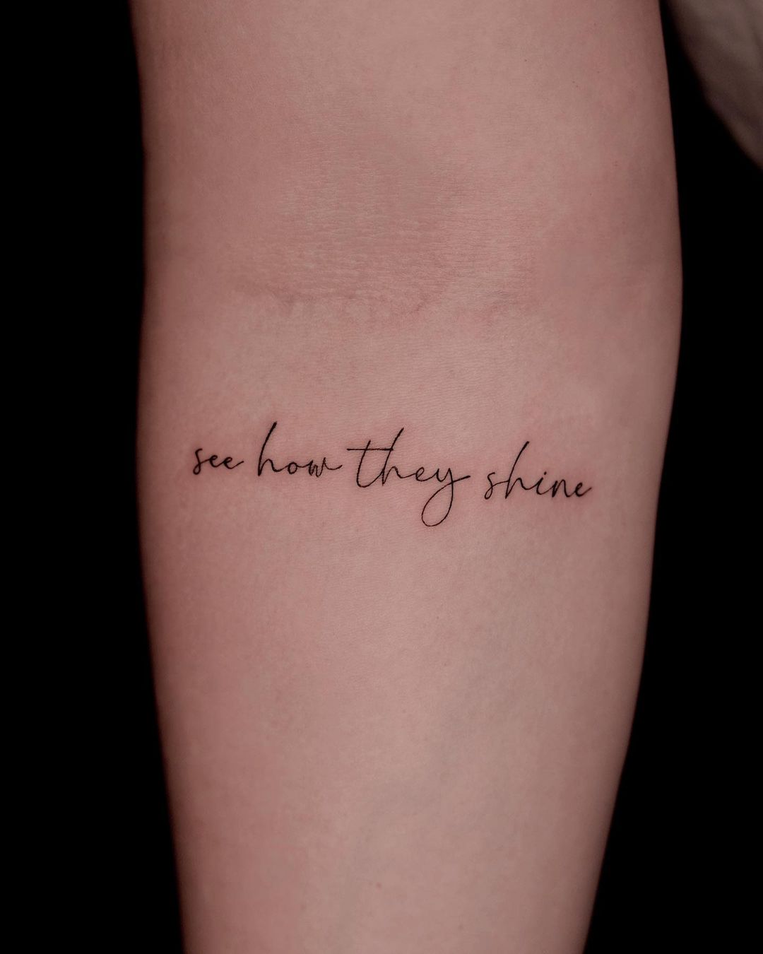 cursive tattoos by isoltattoo