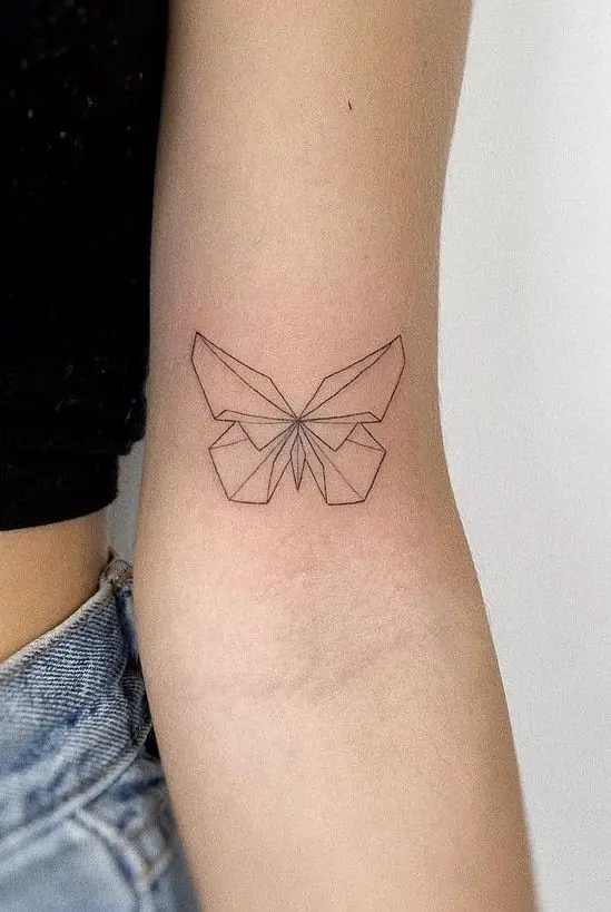 geometric butterfly design