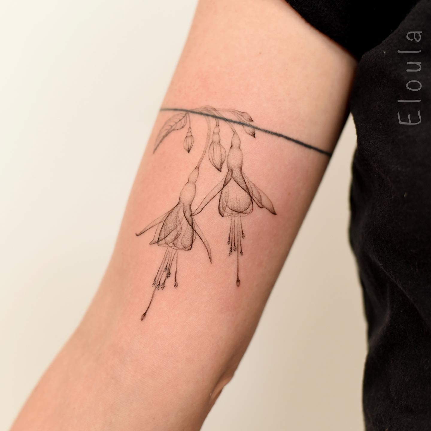 lily flower tattoo design by eloula.tattoo