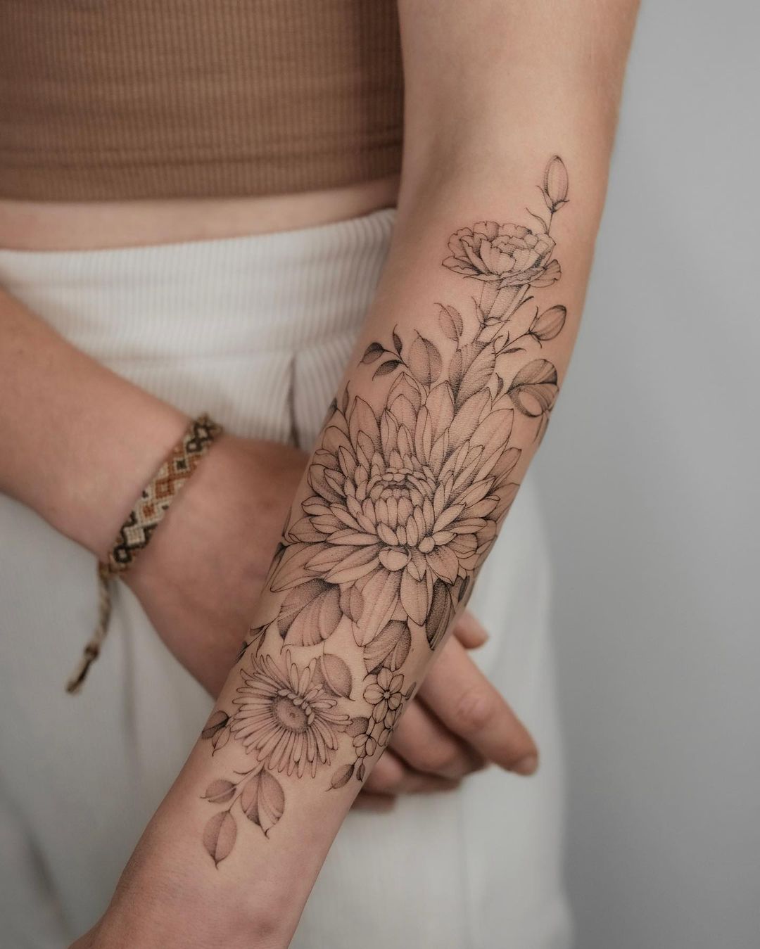 Embrace the beauty of nature with flower art tattoos from Kaho Inkshop in  West Hollywood, Los Angeles. Our skilled artists specialize in creating  unique floral designs that blend art and nature for