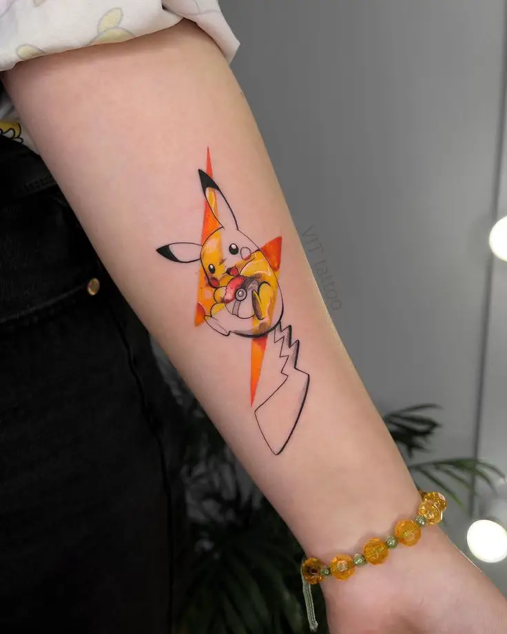 pikachu tattoo design