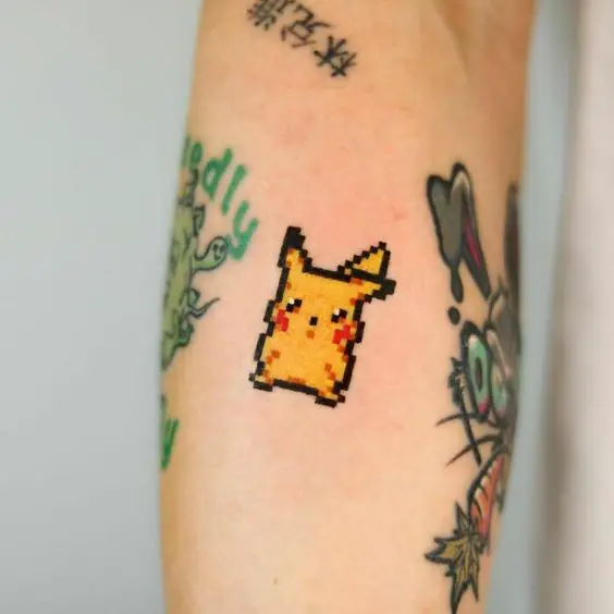 pikachu tattoos