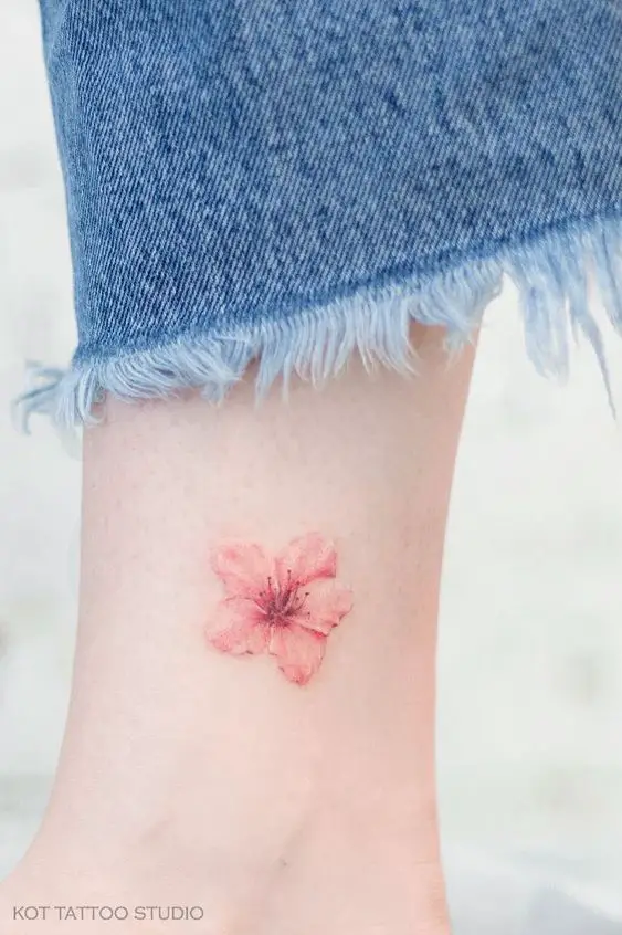 pink lily tattoo ideas