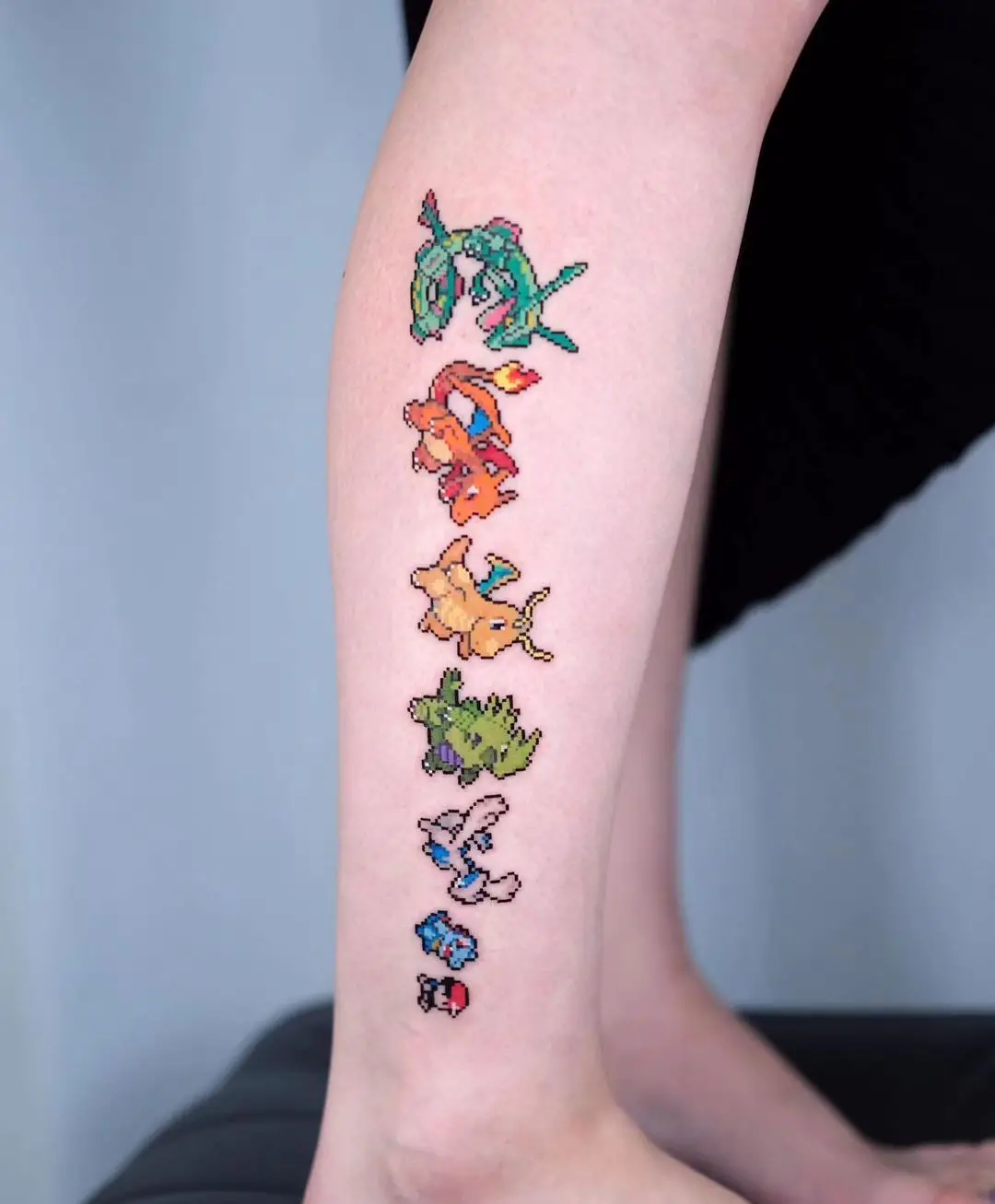 pokemon tattoo for women by videogametatts