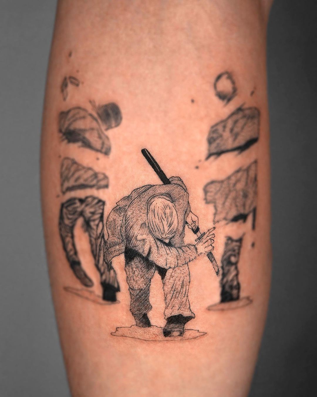 samurai tattoo by omantattoo