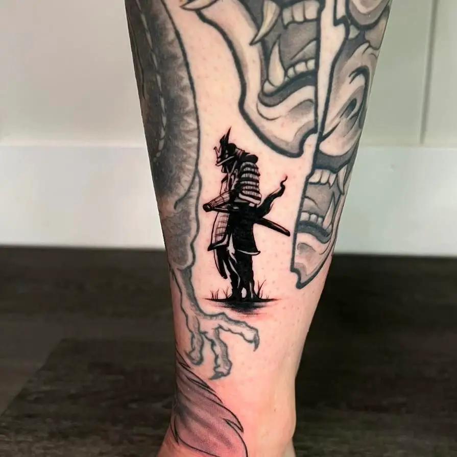 samurai tattoos by song tattoos