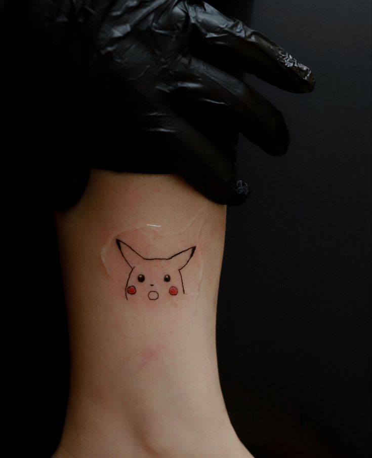 small pikachu tattoo