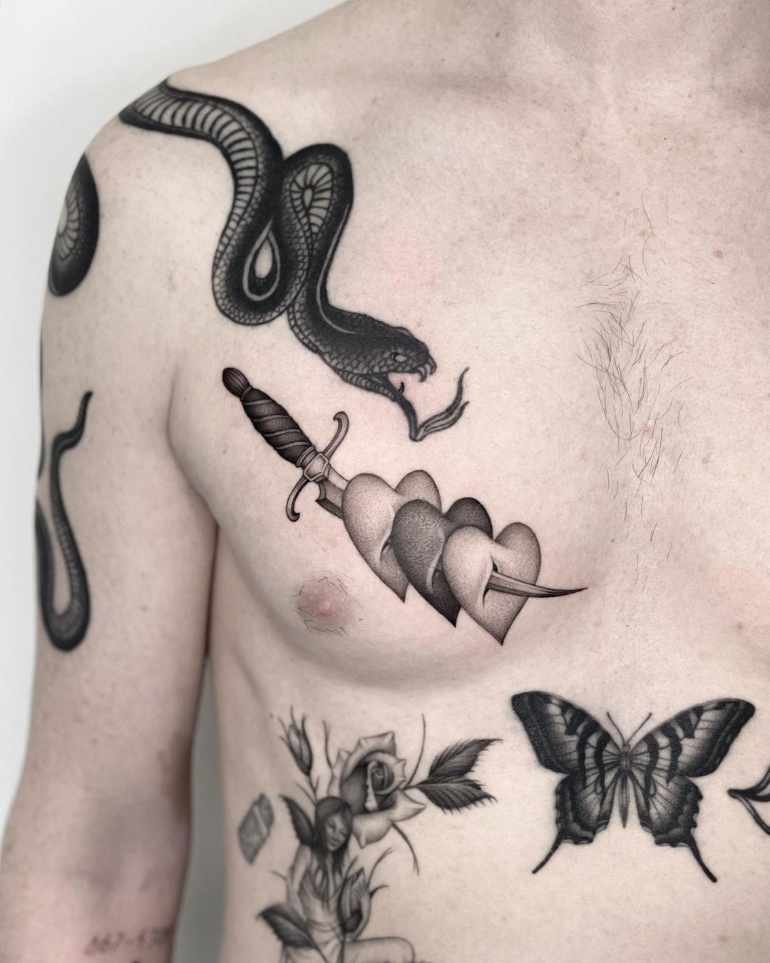 snake tattoo design by breadloaf
