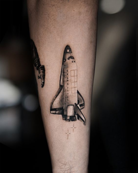 Wholesale 30 pcs Cute Spaceship Star Body Tattoos Temporary Black | eBay