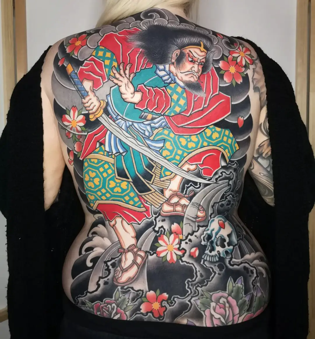 traditional samurai tattoo ideas by dannywildhorses