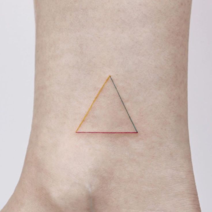 triangle on arm tattoo ideas