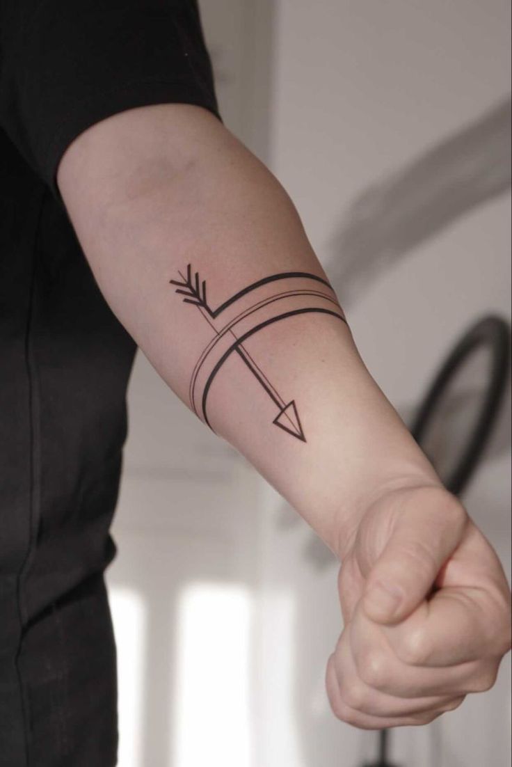 tribal triangle tattoo design