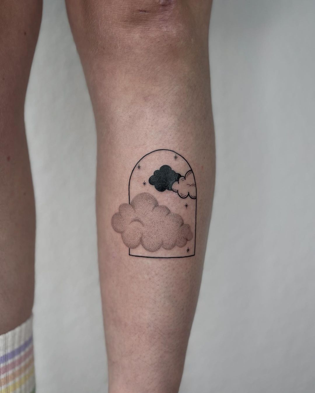 Cute cloud tattoos by bisschentinte