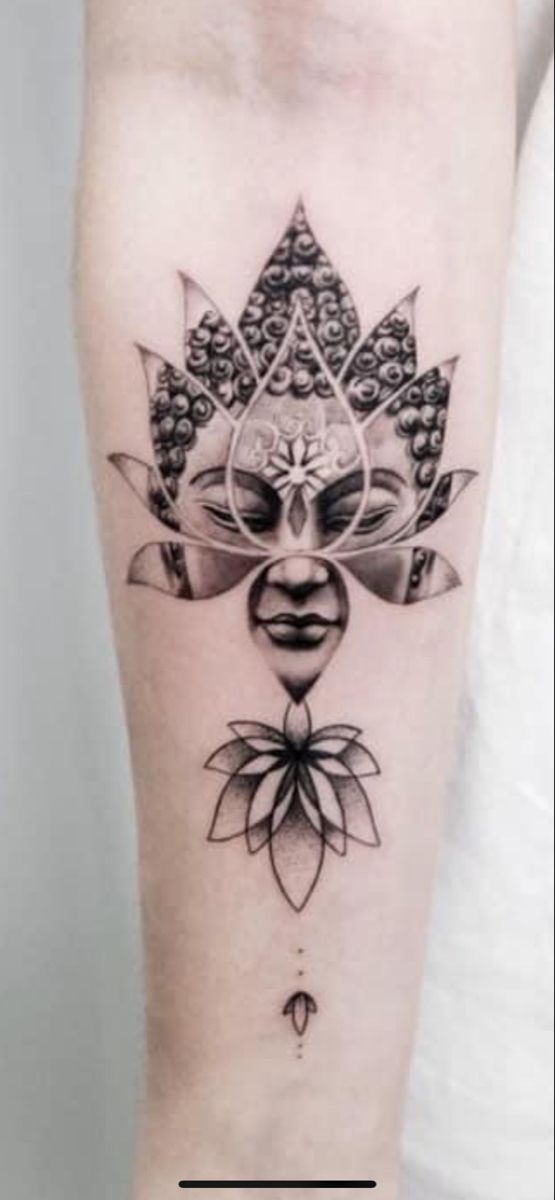 Mandala buddha tattoo idea