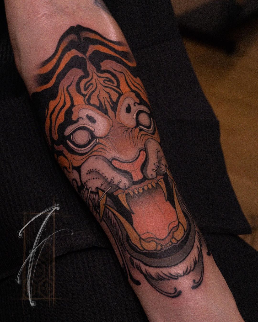Neo Traditional tiger by znidonis