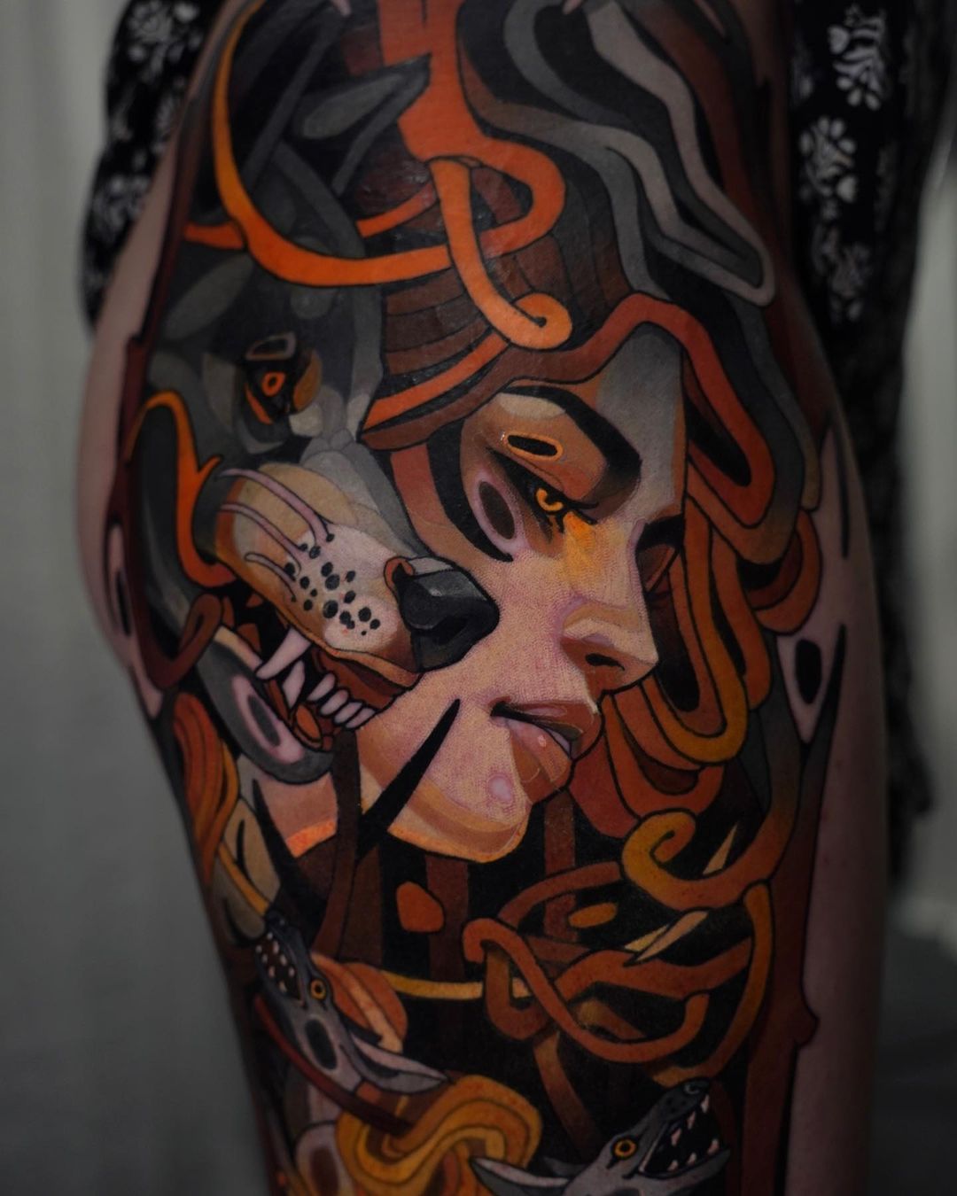Neo traditional portrait tattoo ideas by jeanpaulmaratt