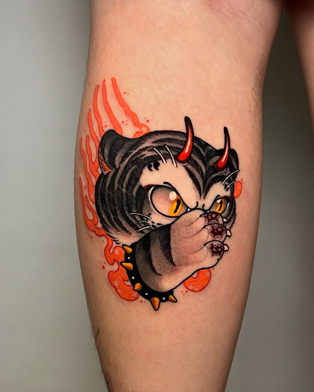 Tiger tattoo design by chen.tattooer