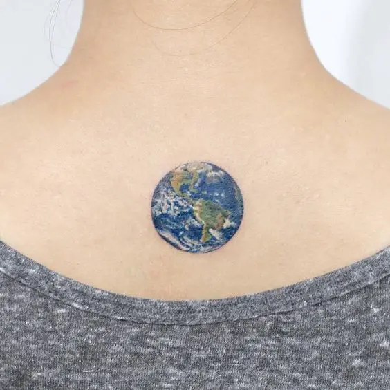 amazing earth tattoo