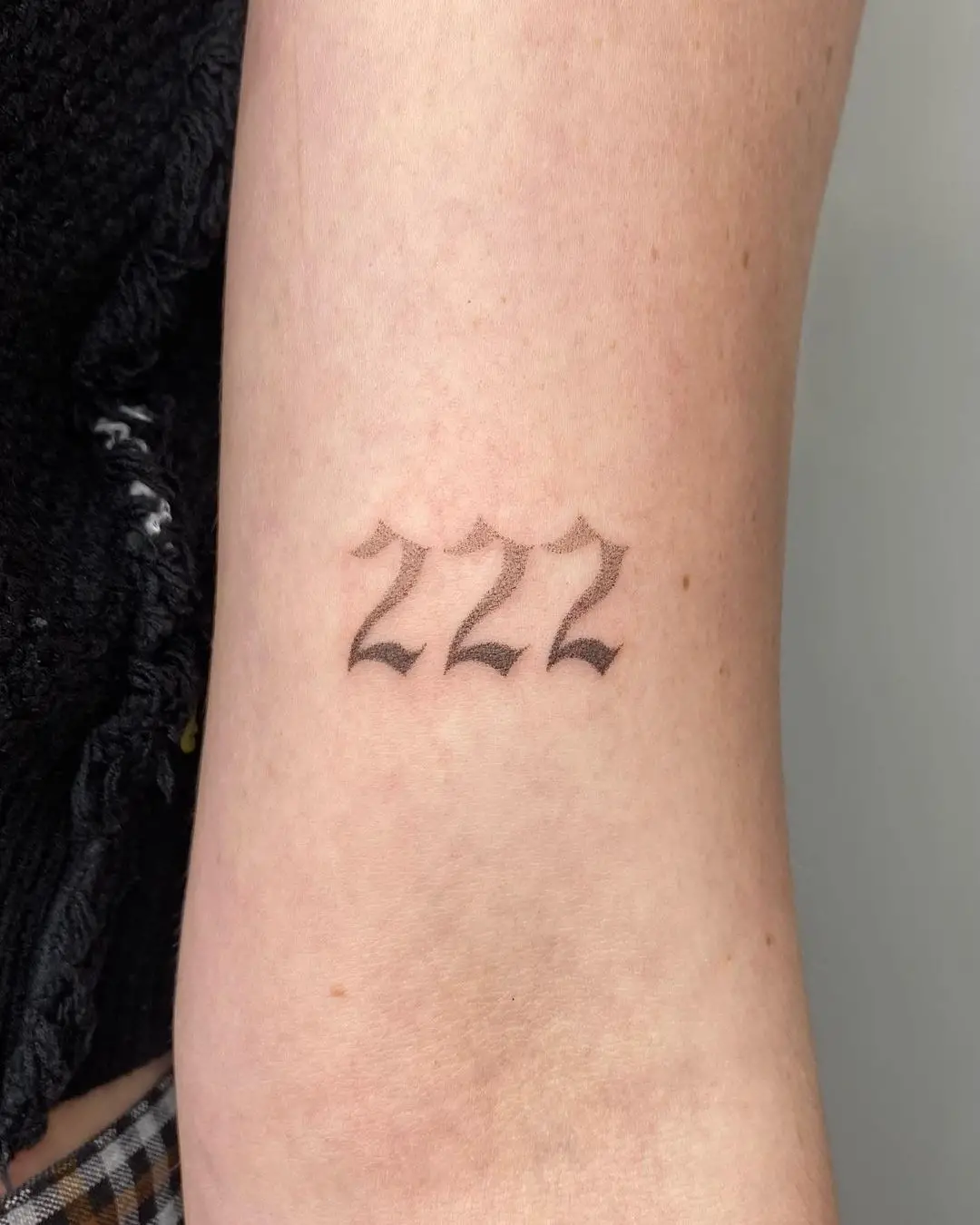 angel number tattoos by savage.sticks