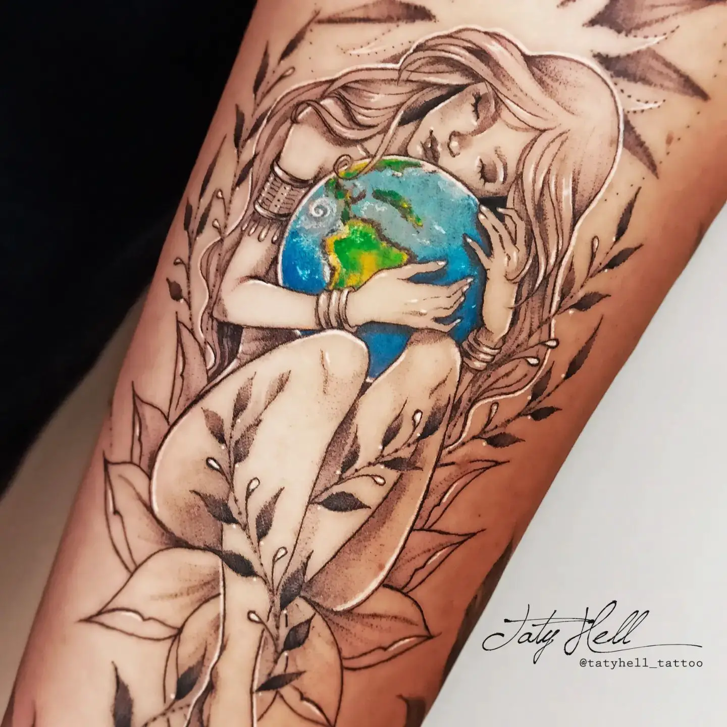 earth tattoos by tatyhell tattoo