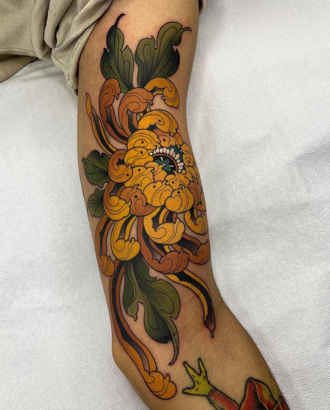 flower tattoo design by neotradttts