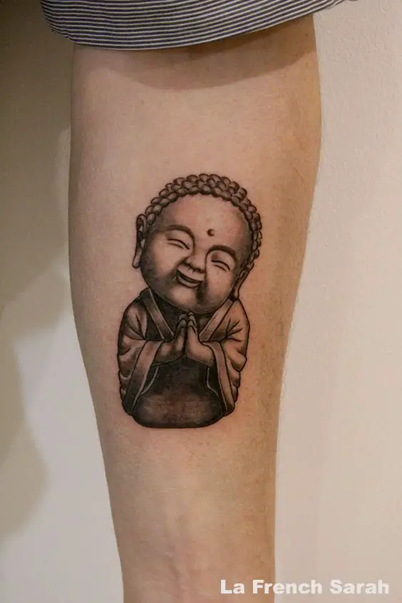 laughing buddha tattoo design