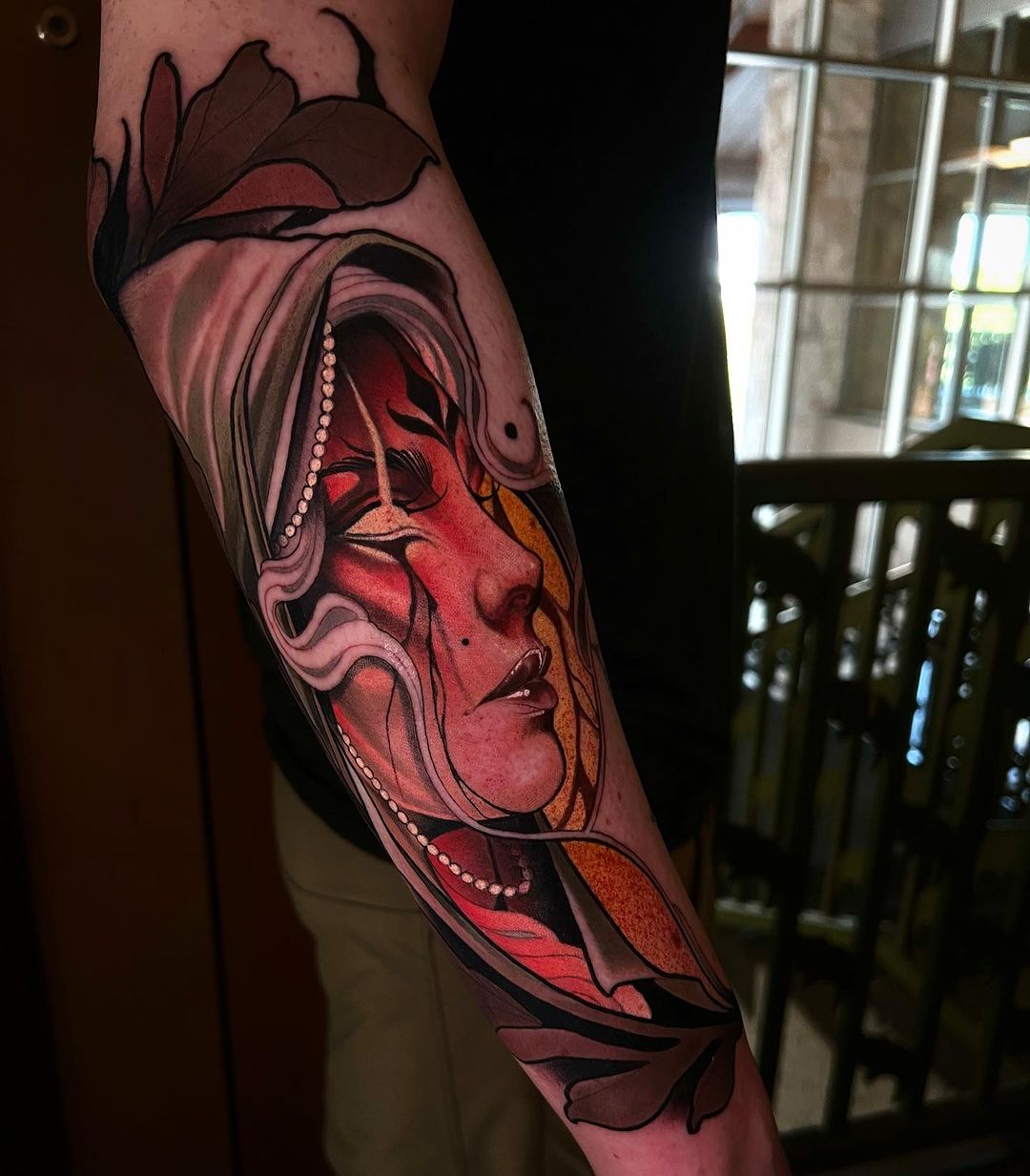 neo traditional portrait by rb.tattoo