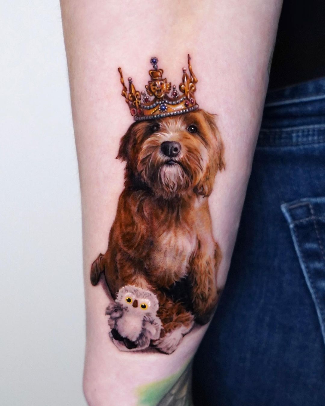 princess crown tattoo by harry color