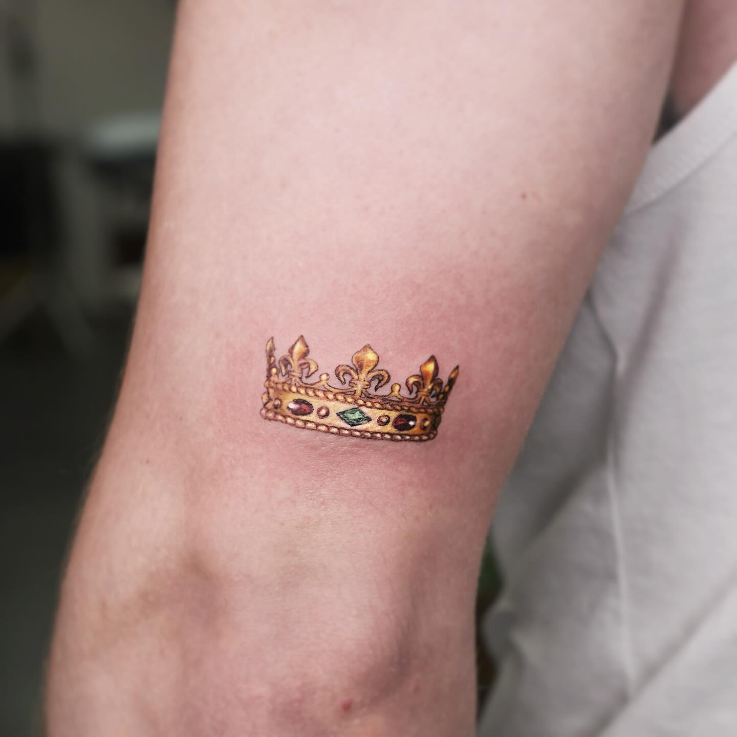 princess crown tattoo deisgn by pepperttt