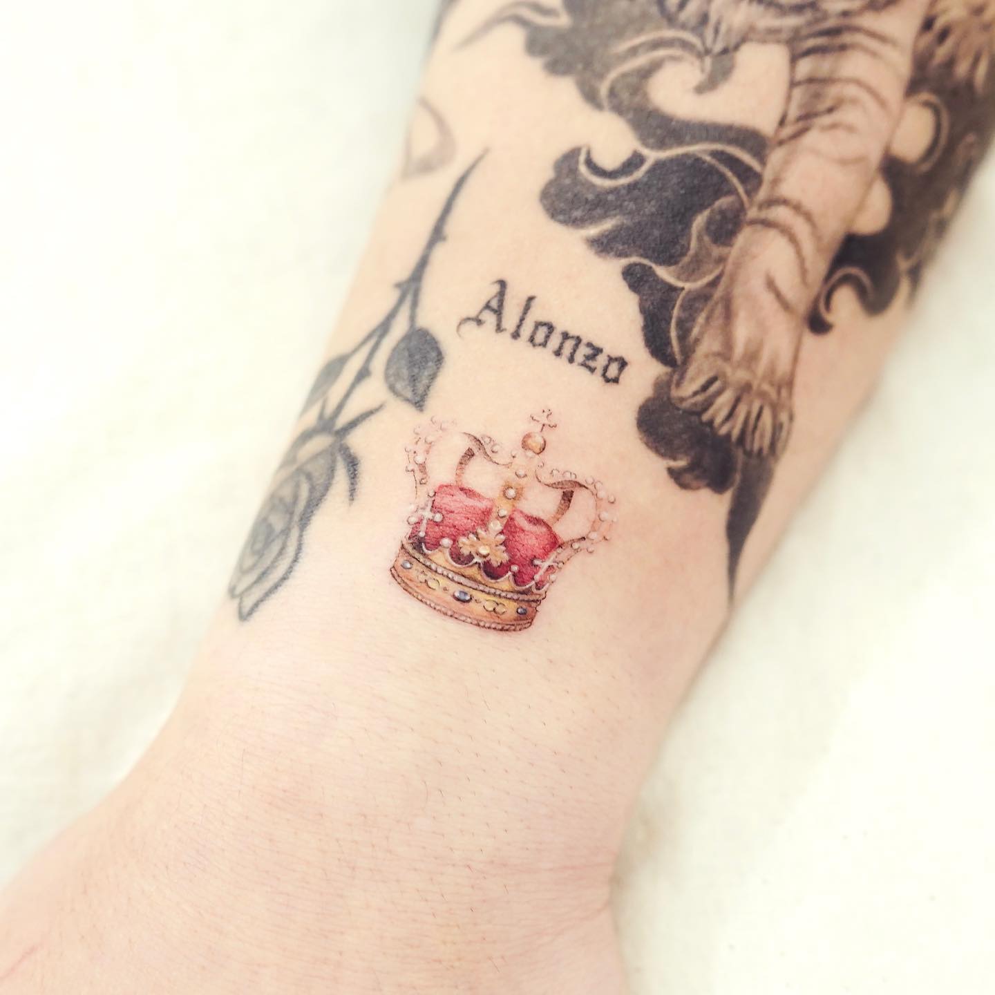 princess crown tattoo idea by minitattoo studio