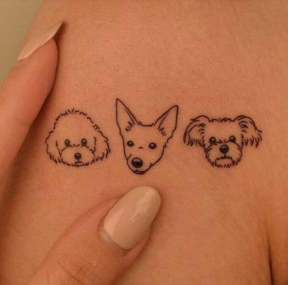 small dog tattoo ideas