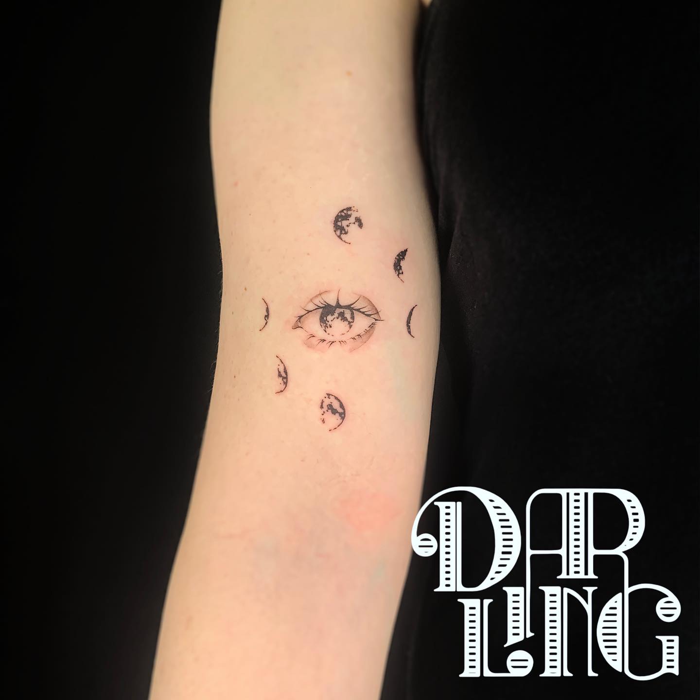 small eye tattoos by darling graphics
