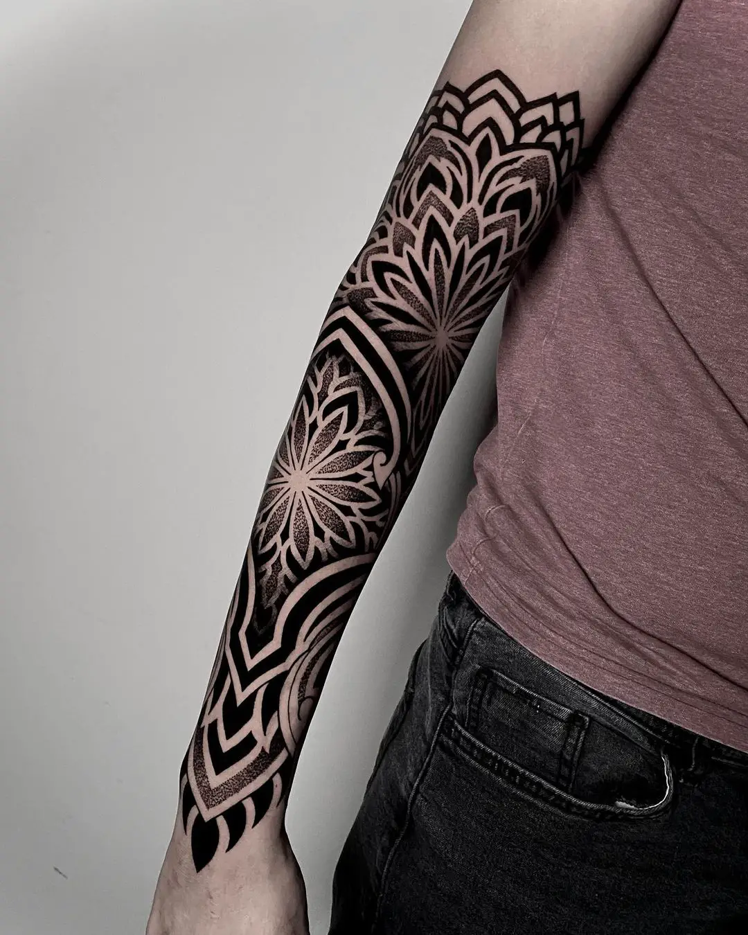 Mandala tattoo on arm by kelly23 tattoo