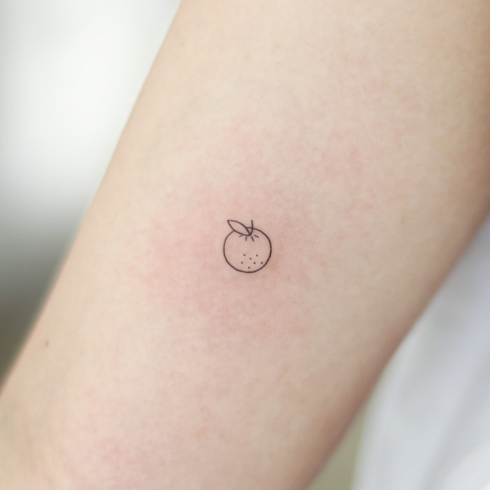 Minimalistuc tattoo by wittybutton tattoo